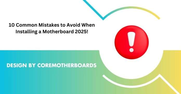 10 Common Mistakes to Avoid When Installing a Motherboard 2025!
