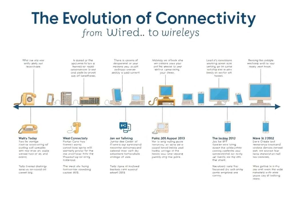 The Evolution of Connectivity: From Wired to Wireless